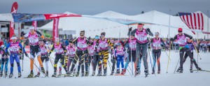 Start of the elite women's field  (Photo credit- American Birkebeiner Ski Foundation©2016)